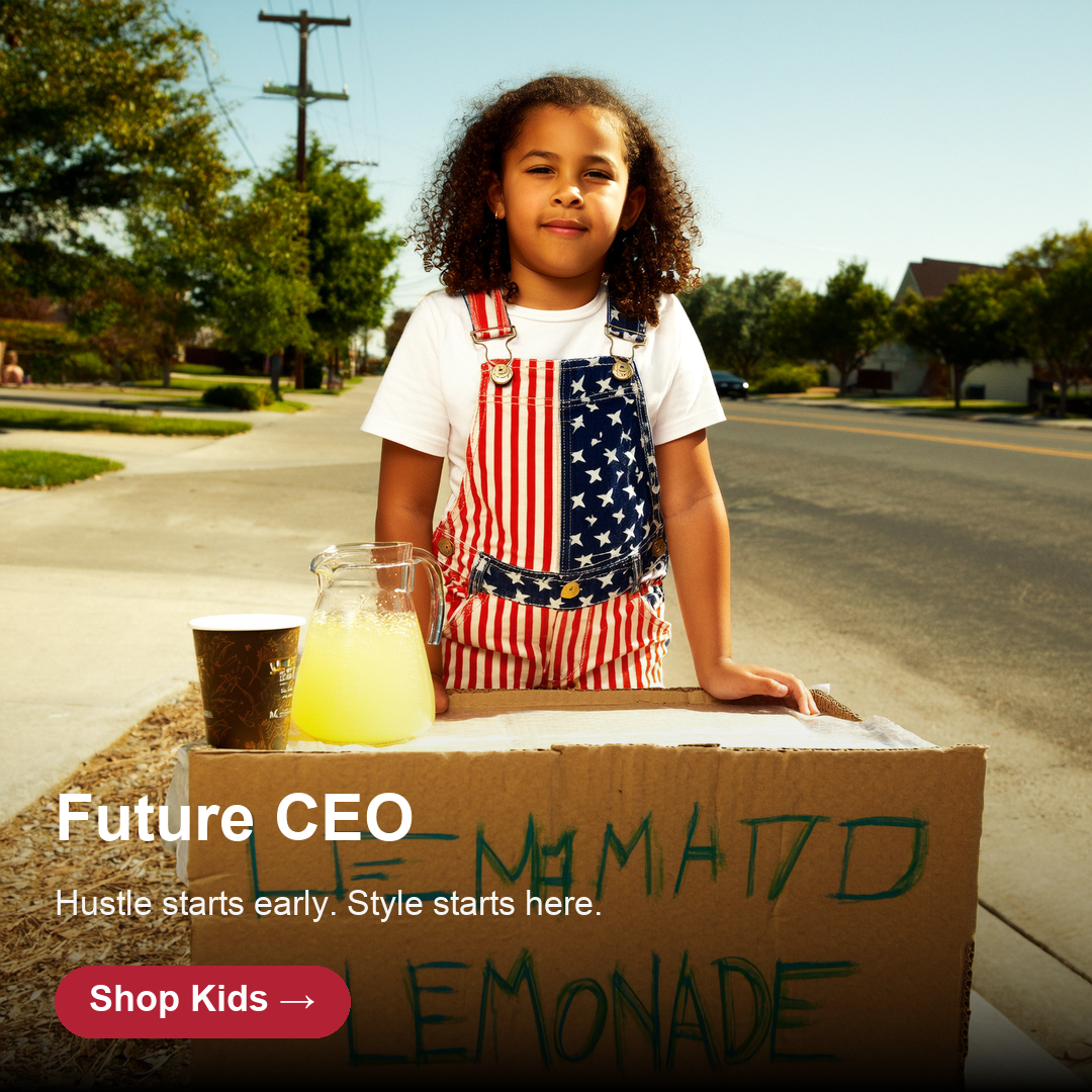 Kids American Flag Overalls