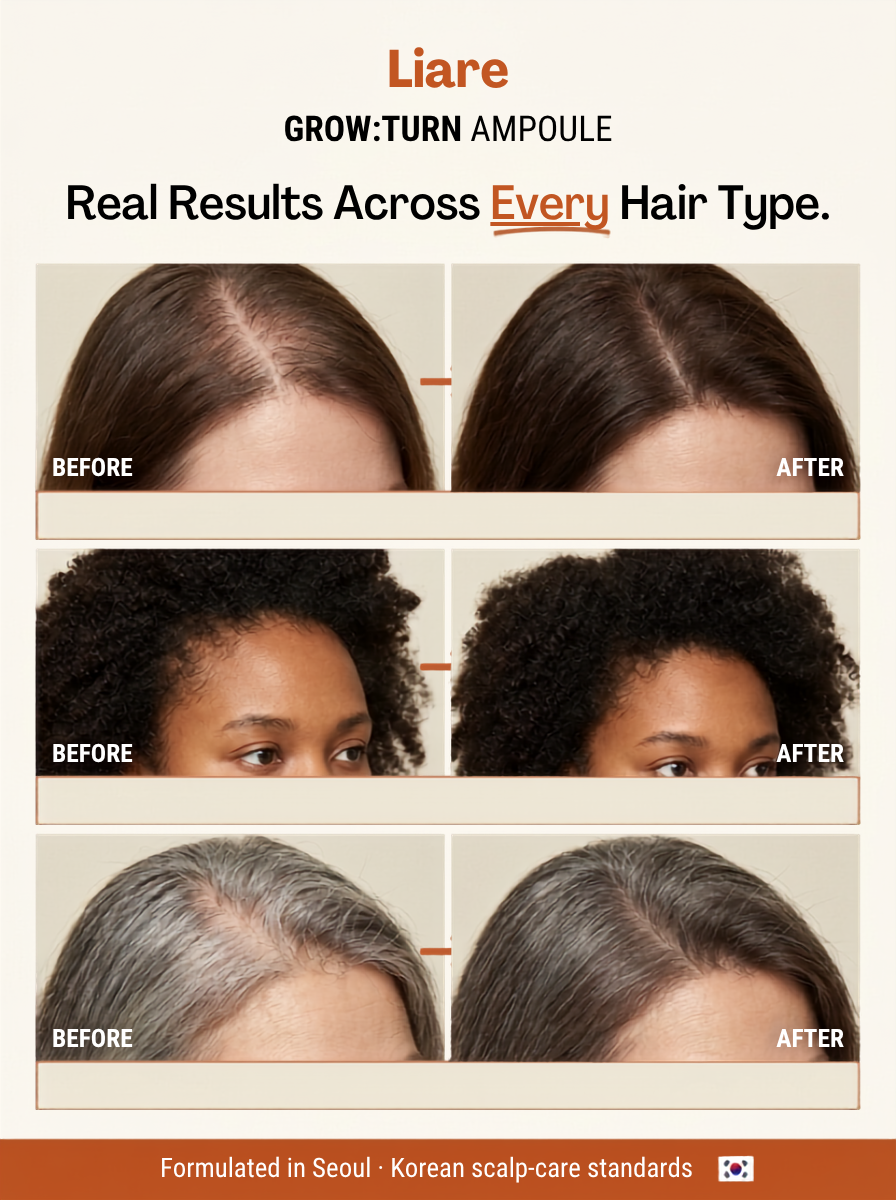 Korean Hair Growth Serum for Thinning Hair & Shedding