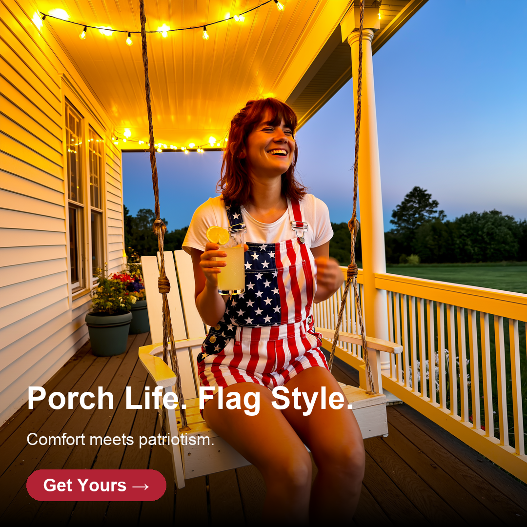 Stars, Stripes & Stretch July 4th Overalls